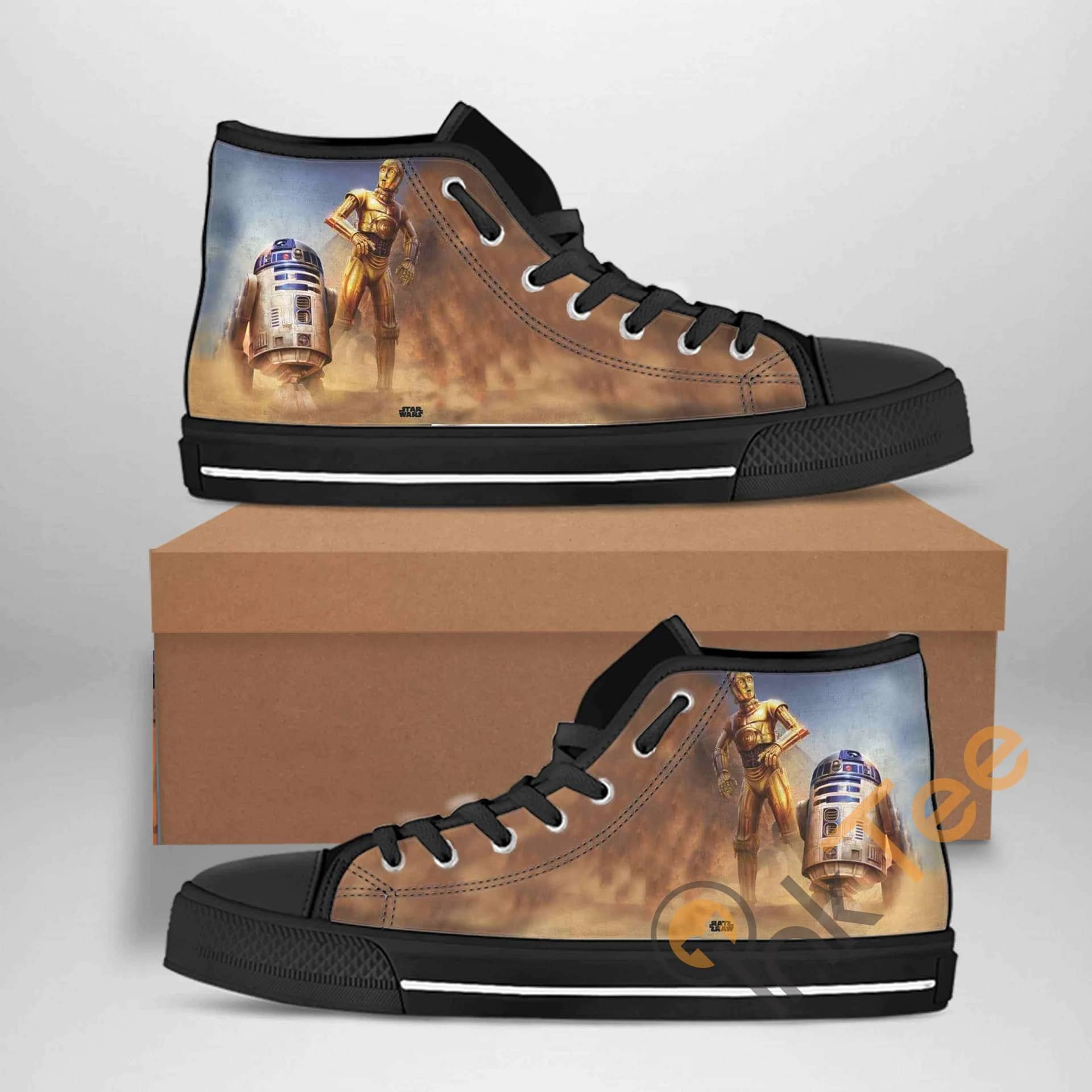 C3po Best Movie Character Amazon Best Seller Sku 1355 High Top Shoes