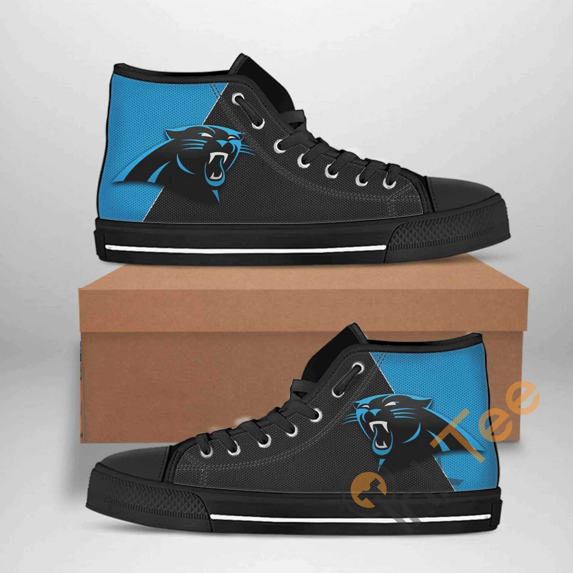Carolina Panthers Nfl Football Amazon Best Seller Sku 1372 High Top Shoes