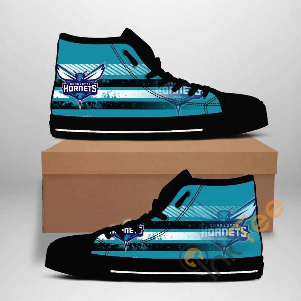 Charlotte Hornets Nba Basketball Amazon Best Seller Sku 1450 High Top Shoes