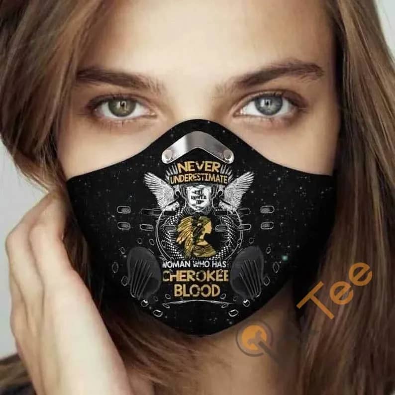 Cherokee Filter Activated Carbon Pm 2.5 Fm Face Mask