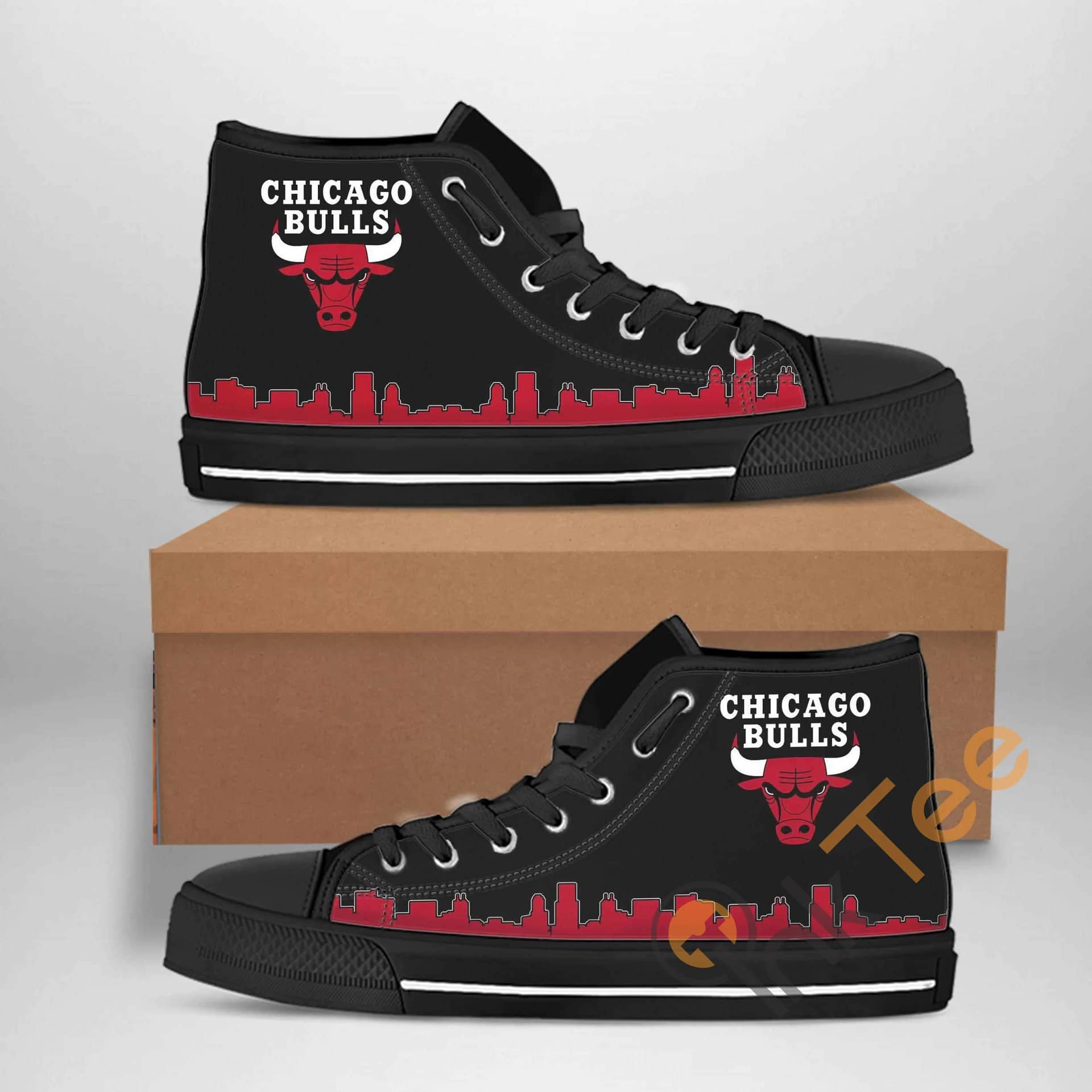 Chicago Bulls Nba Basketball Amazon Best Seller Sku 1470 High Top Shoes