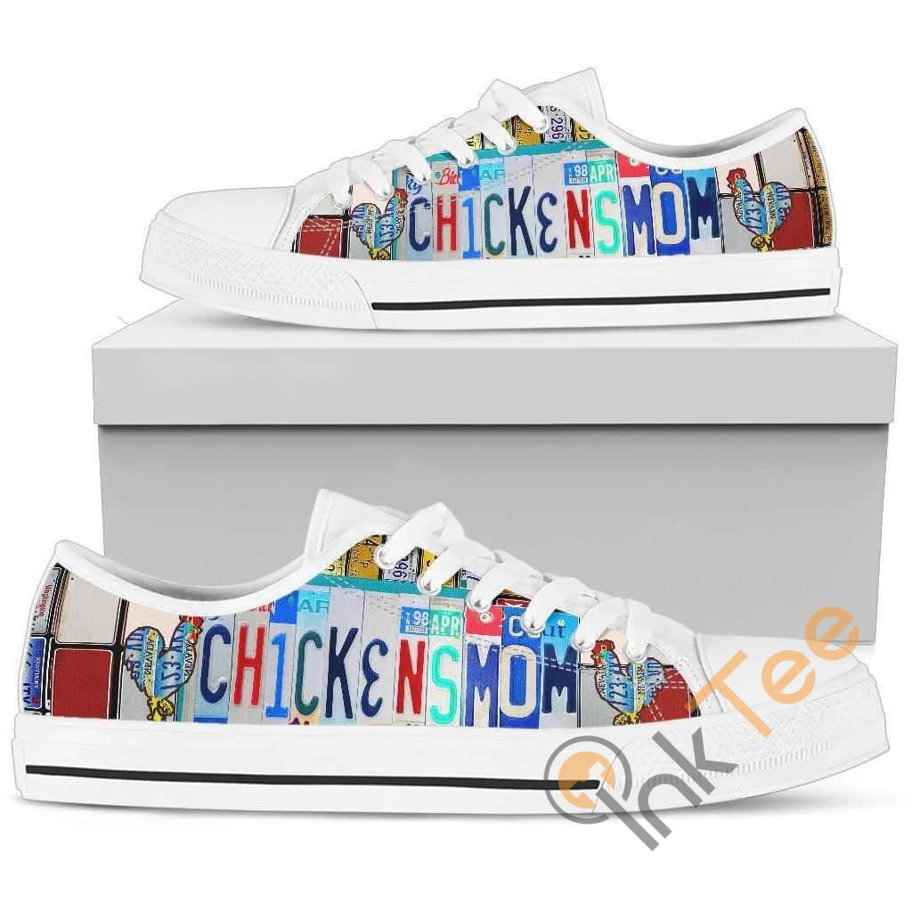 Chicken Mom Low Top Shoes