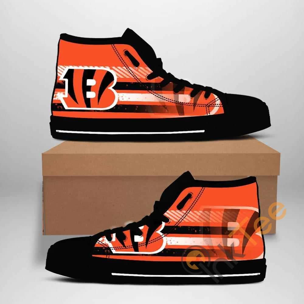 Cincinnati Bengals Nfl Football Amazon Best Seller Sku 1385 High Top Shoes