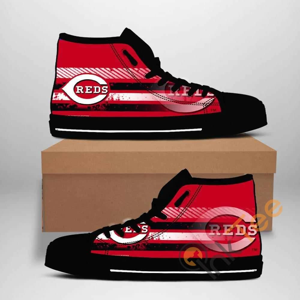 Cincinnati Reds Mlb Baseball Amazon Best Seller Sku 1389 High Top Shoes