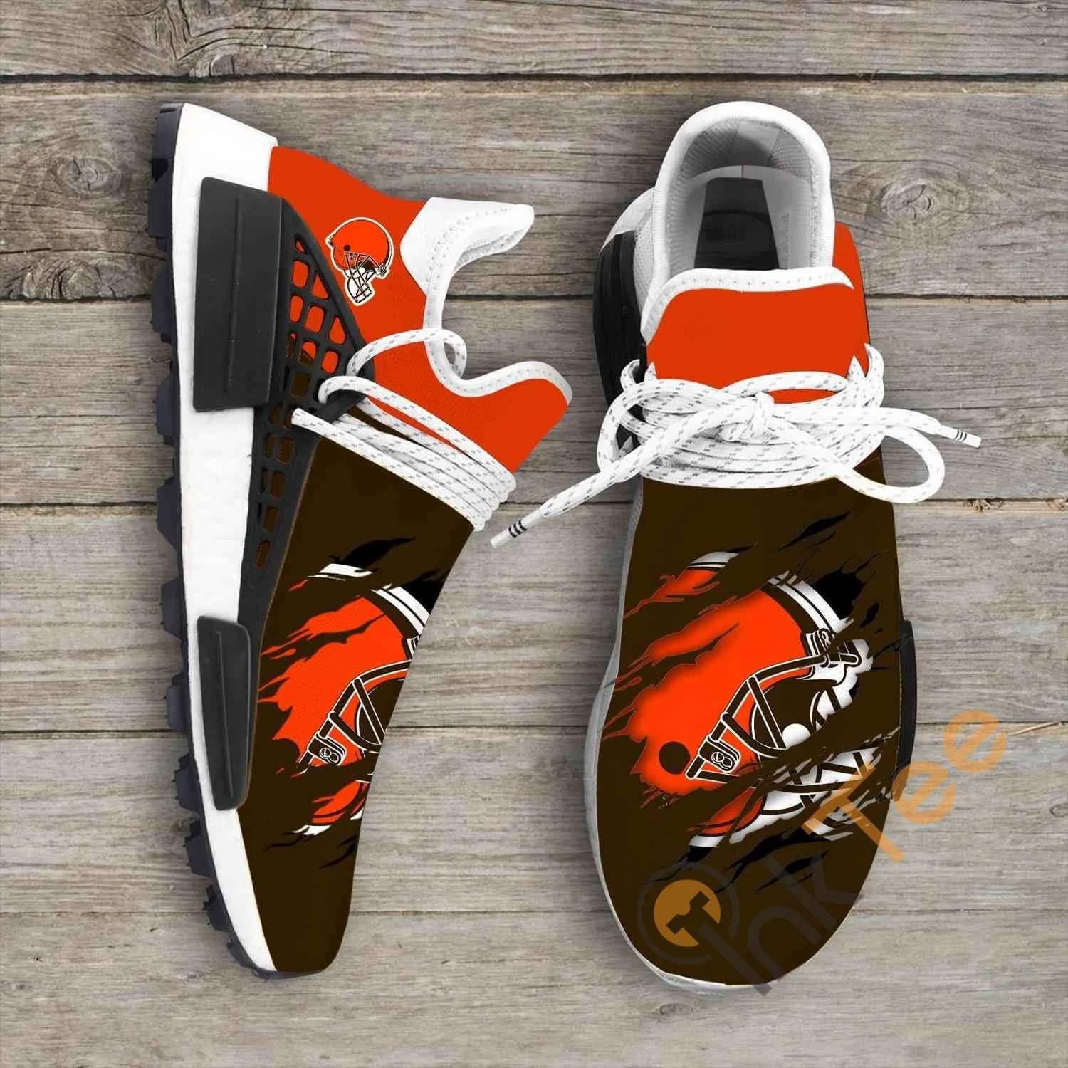 Cleveland Brown Nfl NMD Human Shoes