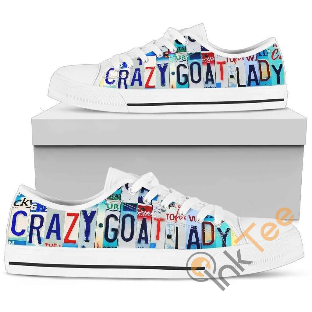 Crazy Goat Lady Low Top Shoes