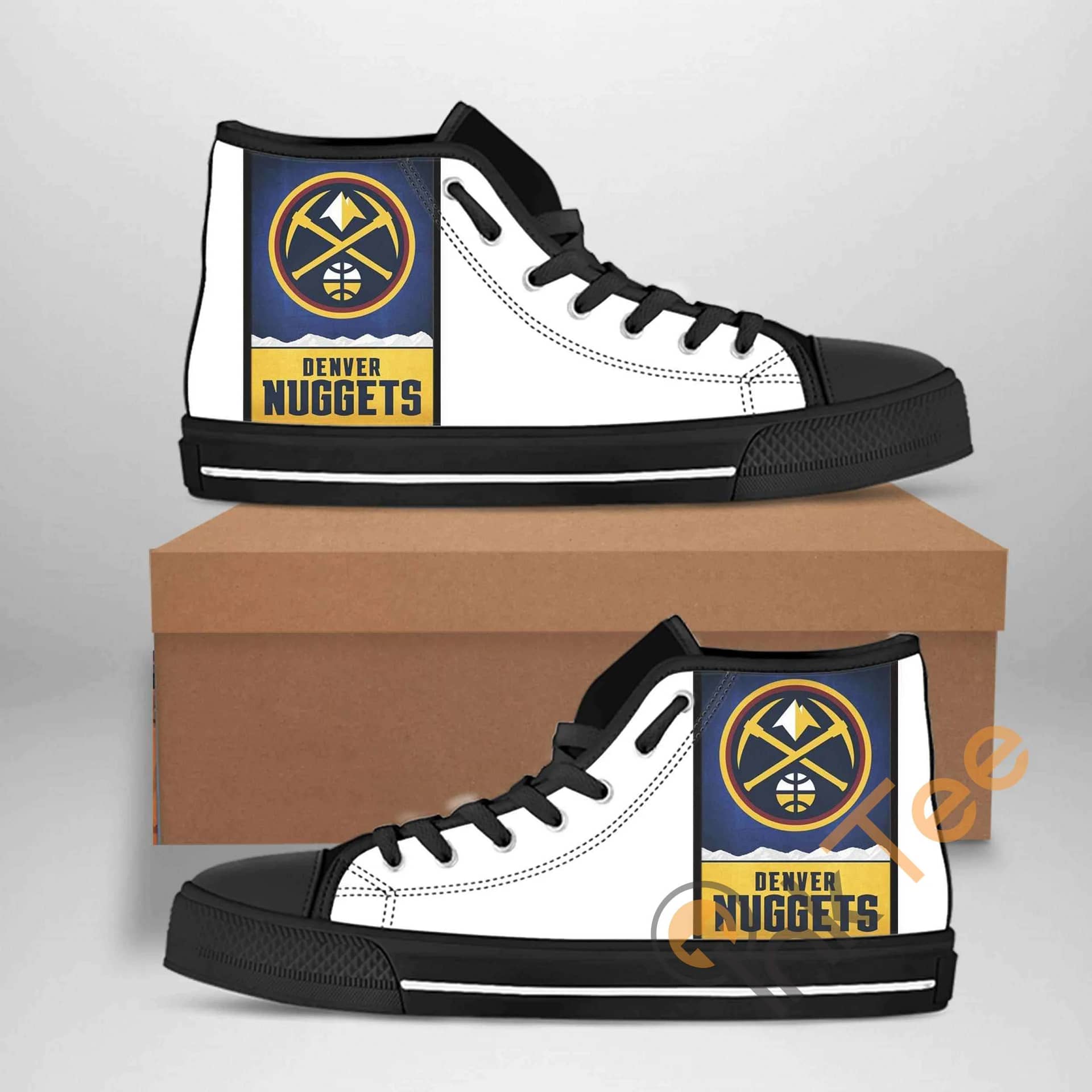 Denver Nuggets Nba Basketball Amazon Best Seller Sku 1526 High Top Shoes