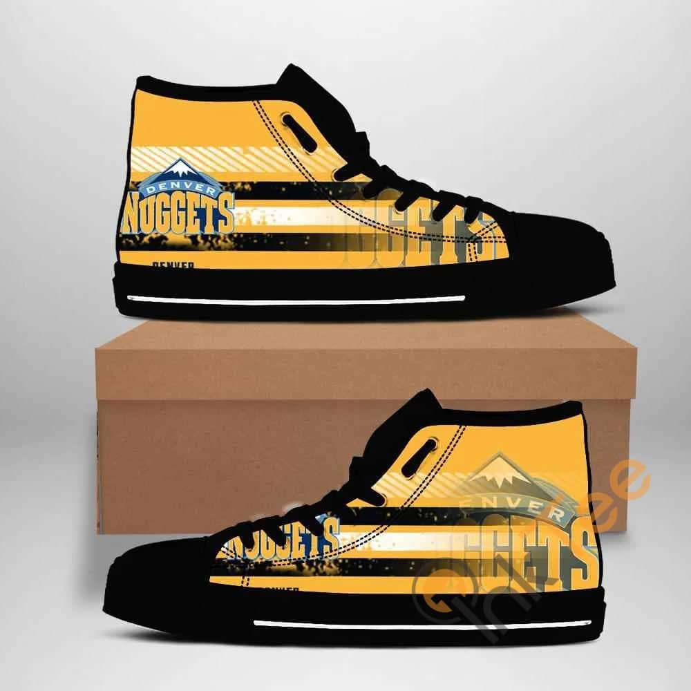 Denver Nuggets Nba Basketball Amazon Best Seller Sku 1527 High Top Shoes