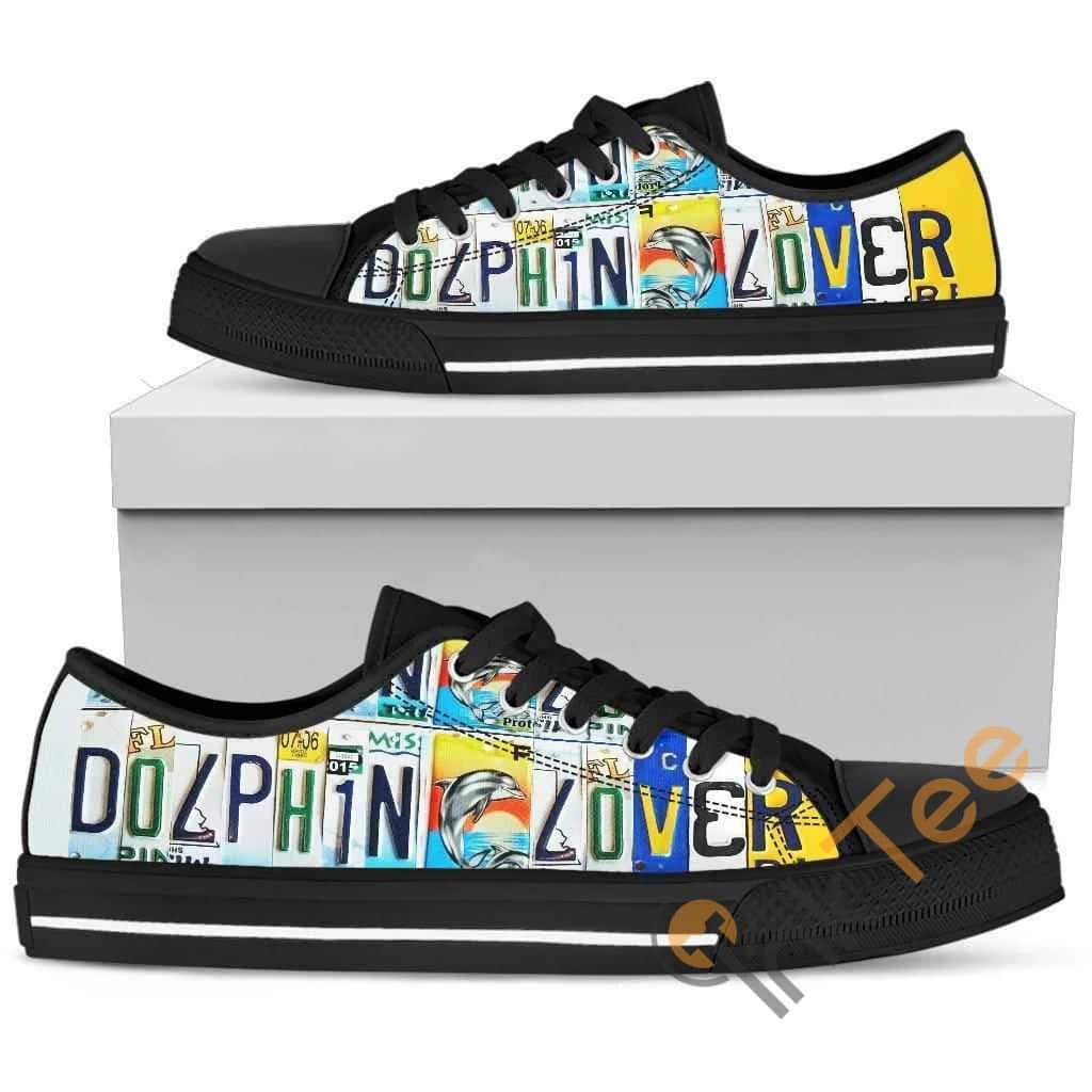 Dolphin Lover Low Top Shoes