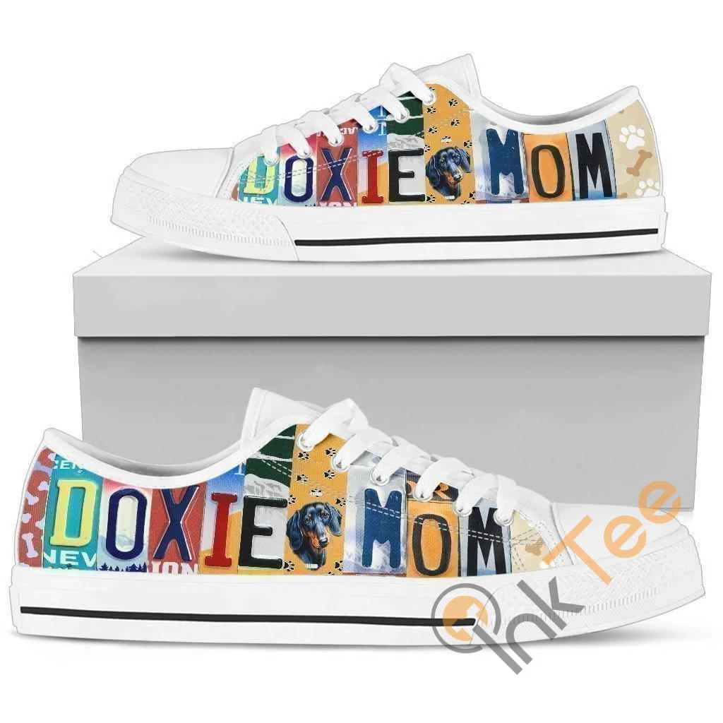 Doxie Mom Ha02 Low Top Shoes