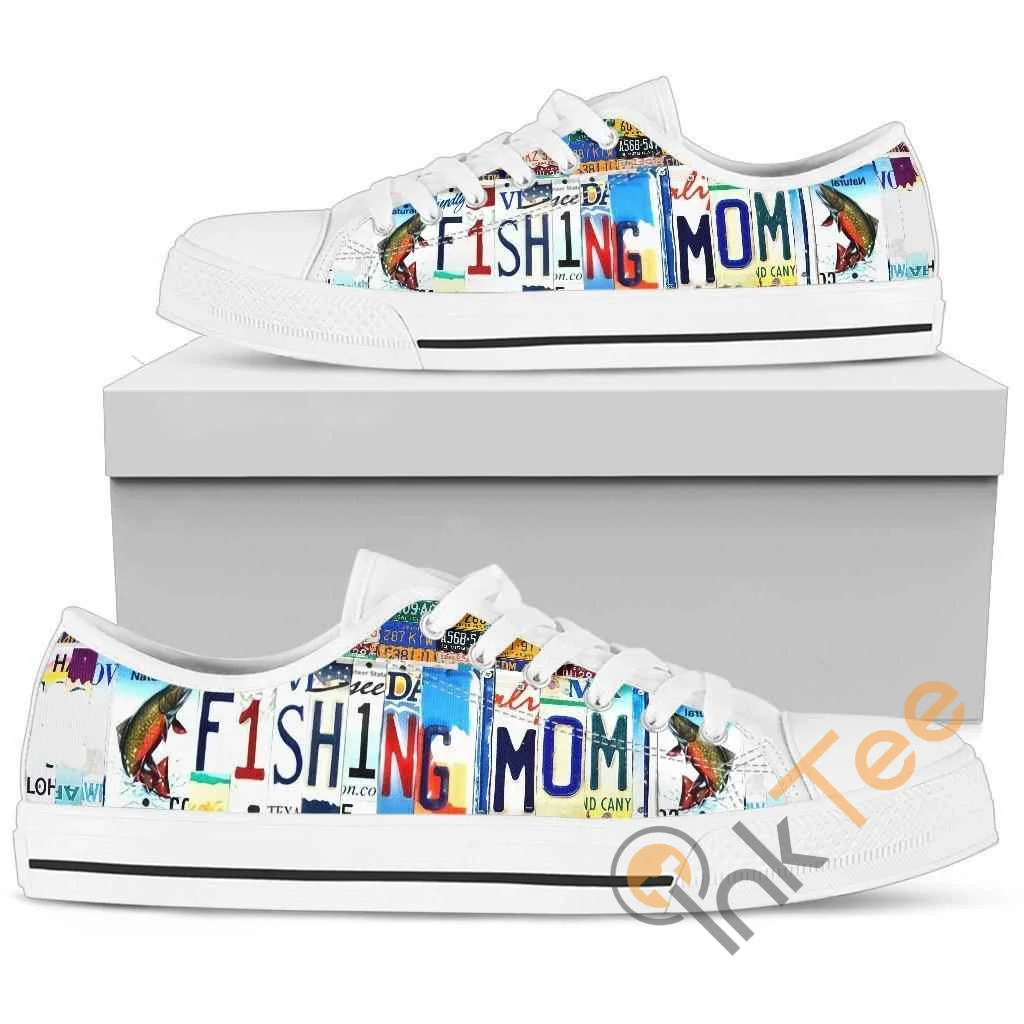 Fishing Mom Low Top Shoes