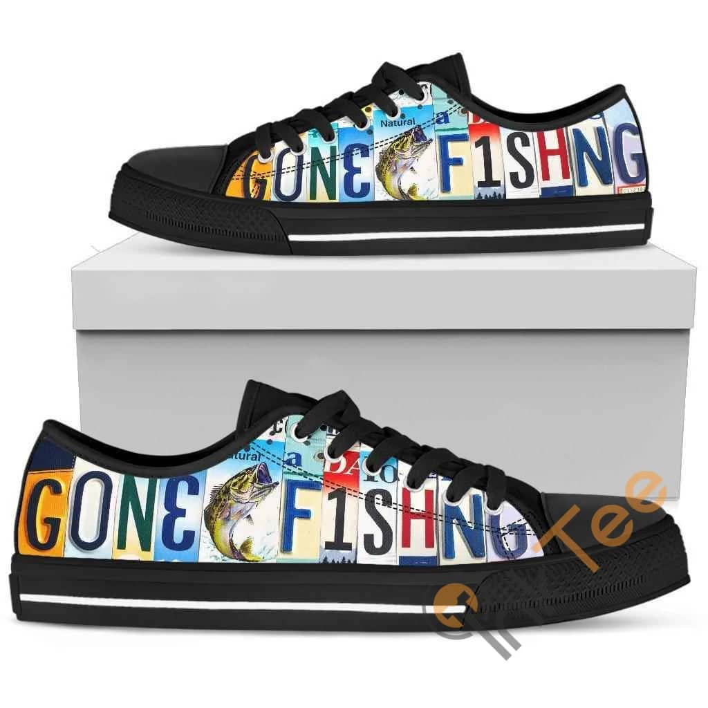 Gone Fishing Low Top Shoes