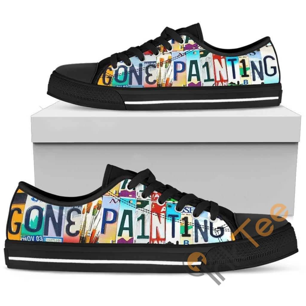 Gone Painting Low Top Shoes