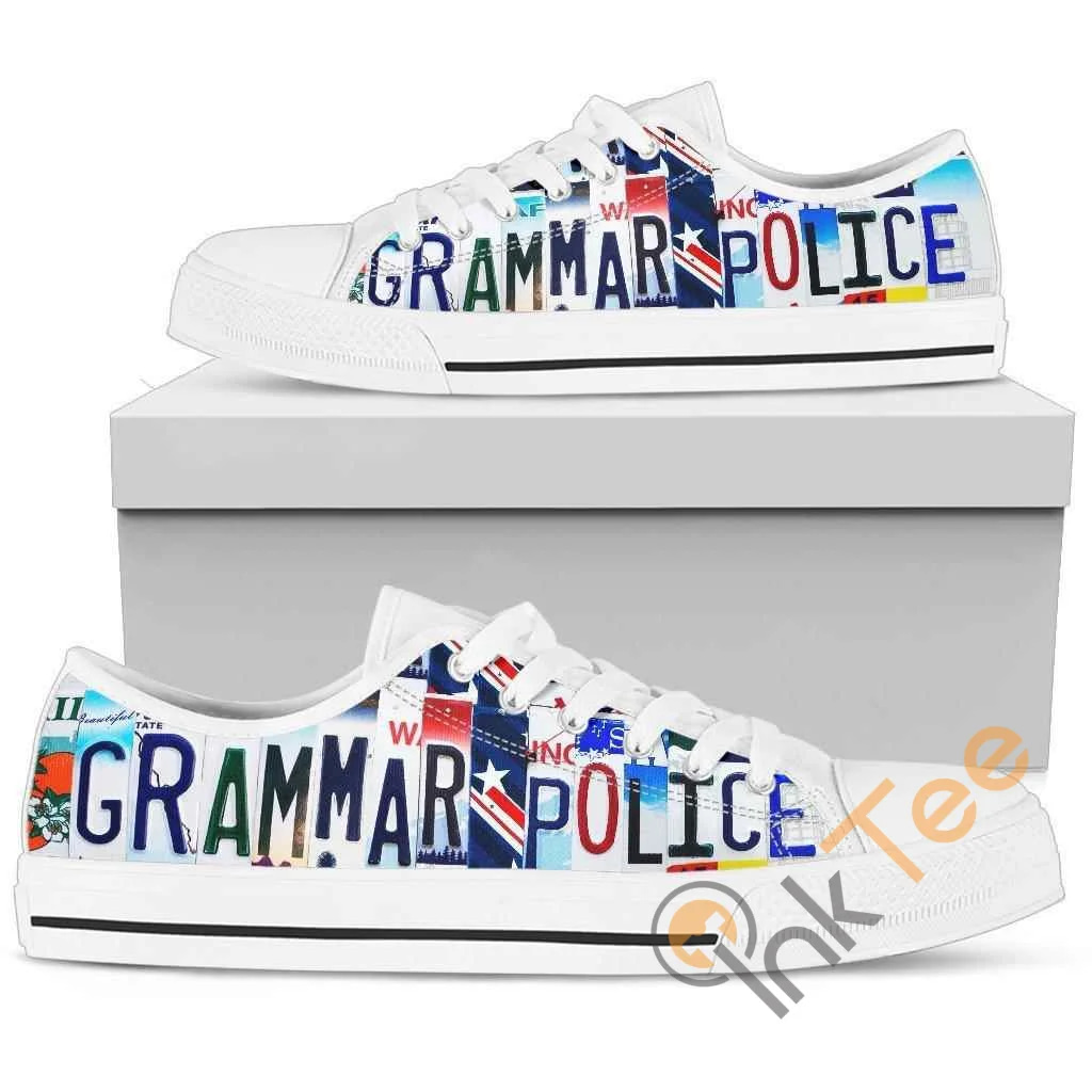 Grammar Police Low Top Shoes