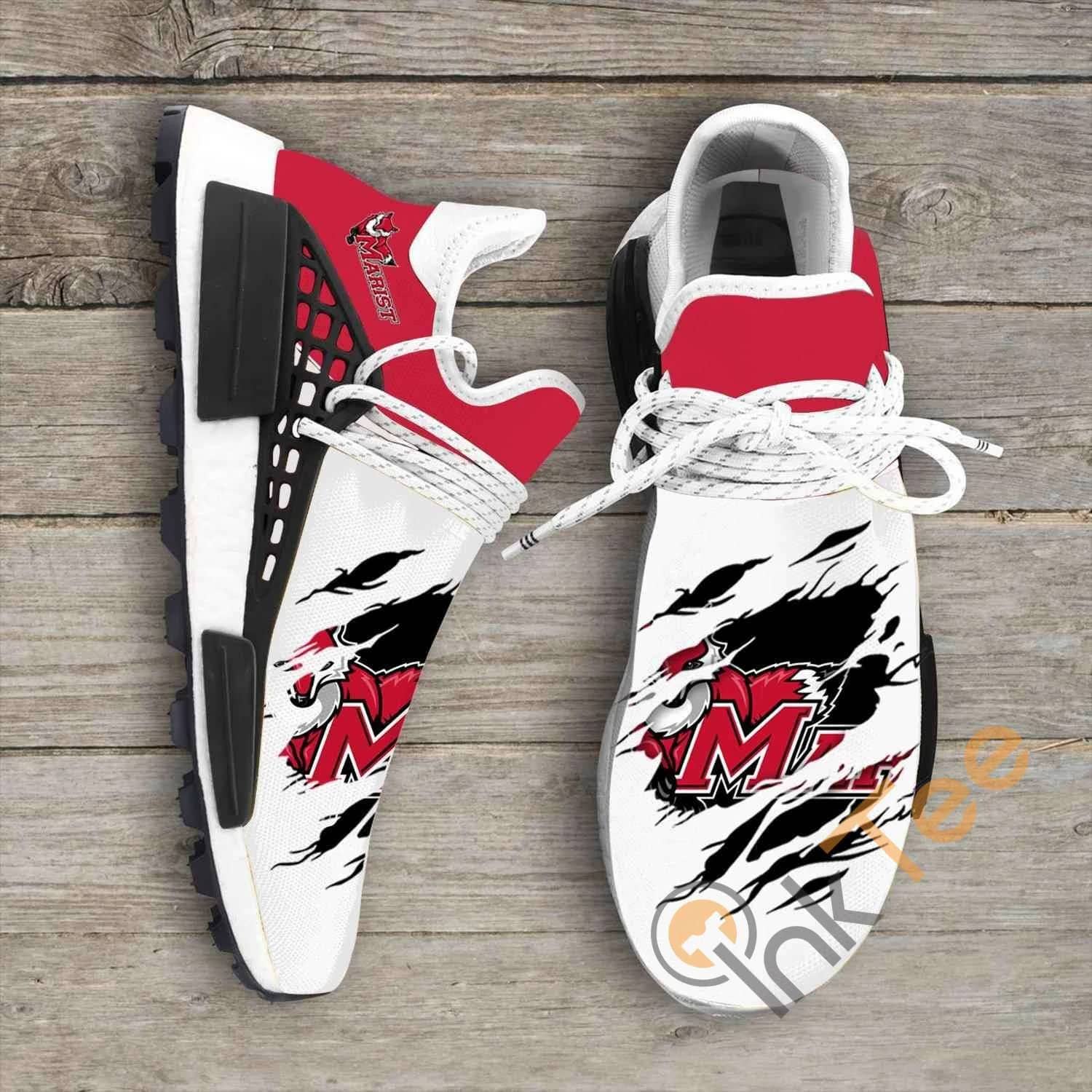 Marist Red Foxes Ncaa Ha02 NMD Human Shoes