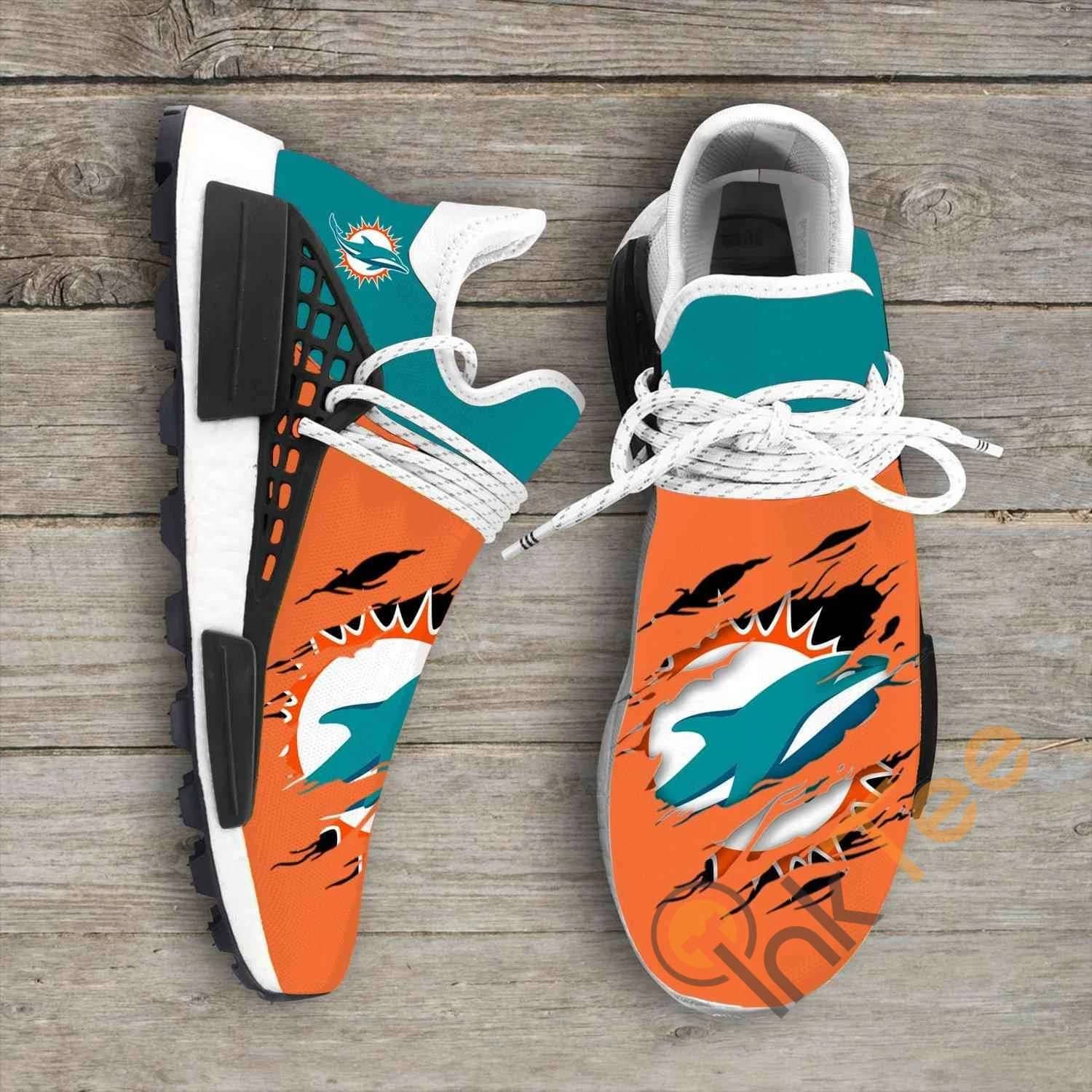 Miami Dolphins Nfl Sport Teams Ha02 Nmd Human Shoes