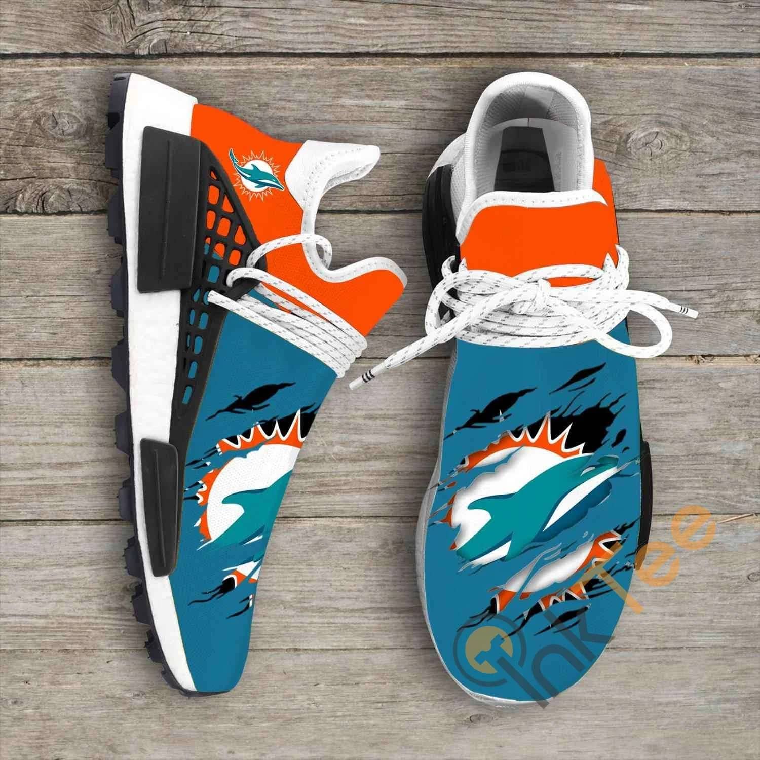 Miami Dolphins Nfl Sport Teams NMD Human Shoes