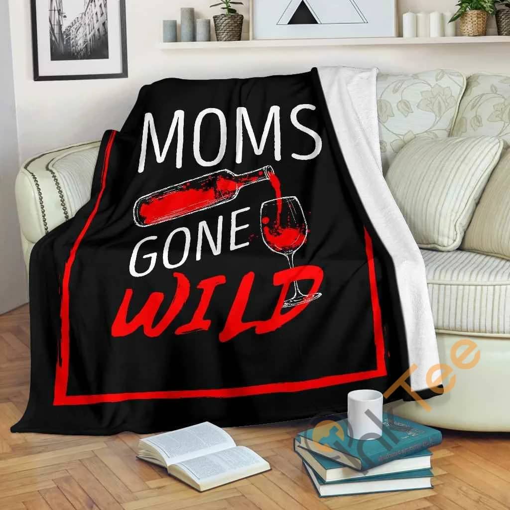 Moms Gone Wild Premium Fleece Blanket