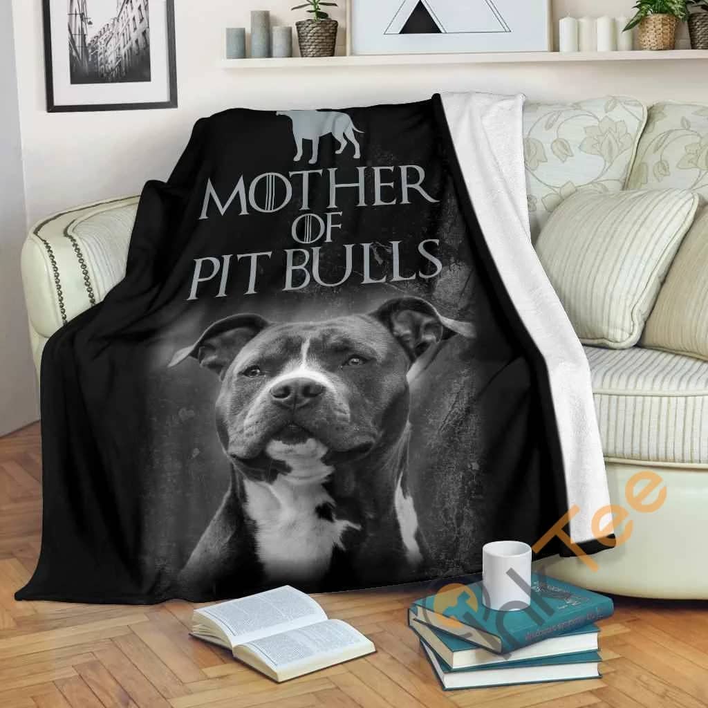 Mother Of Pit Bulls Premium Fleece Blanket