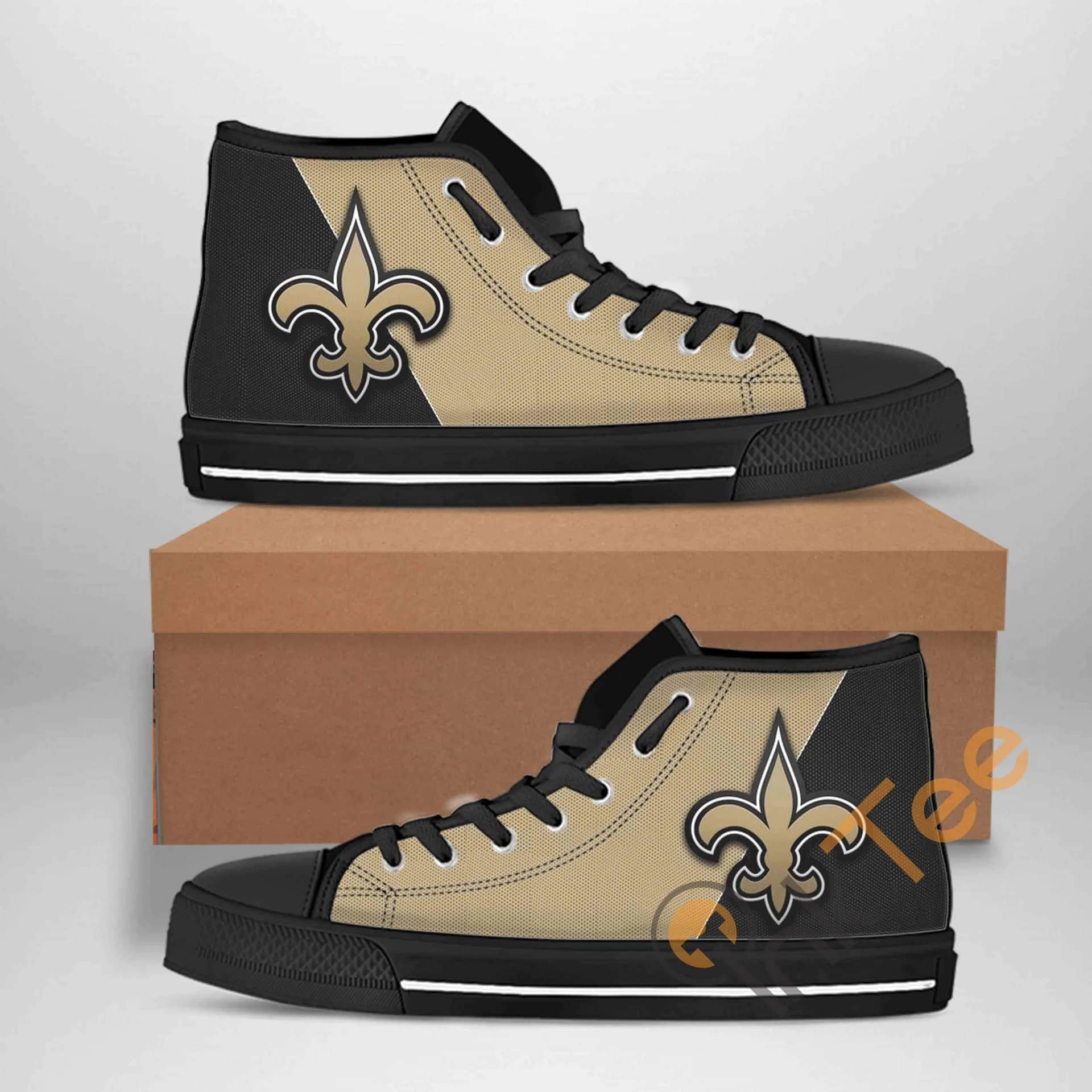 New Orleans Saints Nfl Football Amazon Best Seller Sku 2019 High Top Shoes