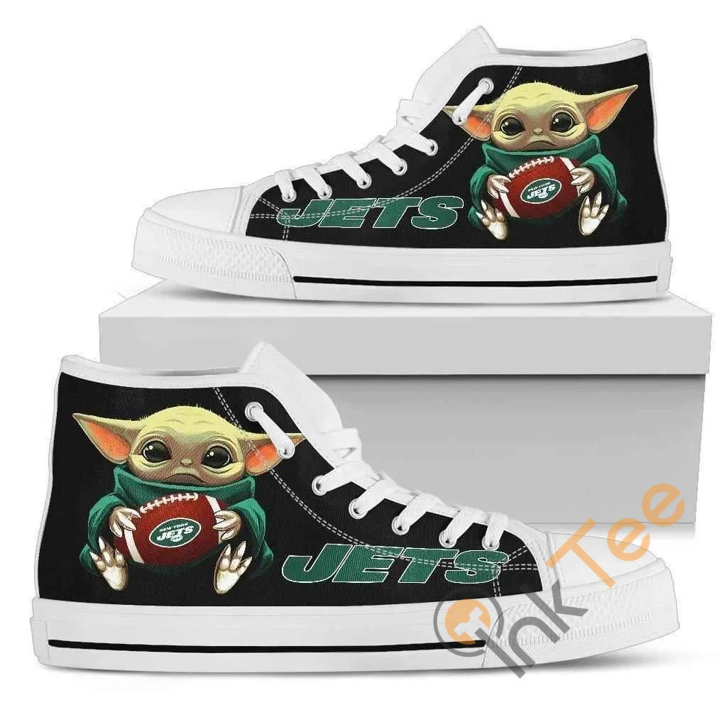 Ny Jets Amazon Best Seller Sku 2075 High Top Shoes