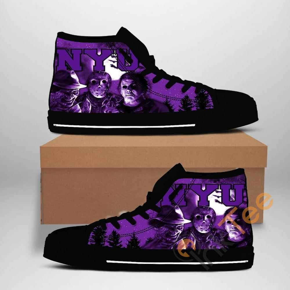 Nyu Violets Ncaa Amazon Best Seller Sku 2076 High Top Shoes
