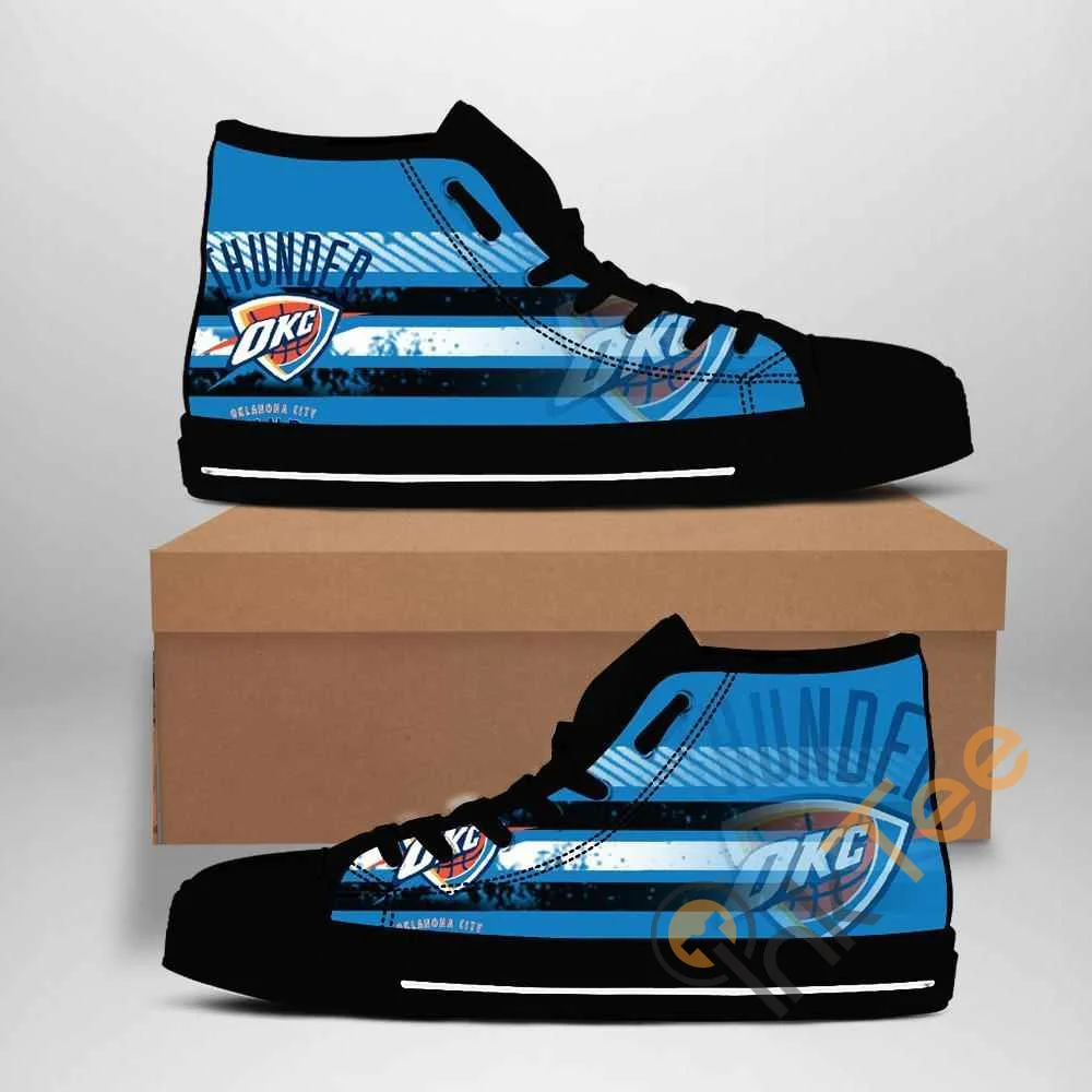 Oklahoma City Thunder Nba Basketball Amazon Best Seller Sku 2089 High Top Shoes