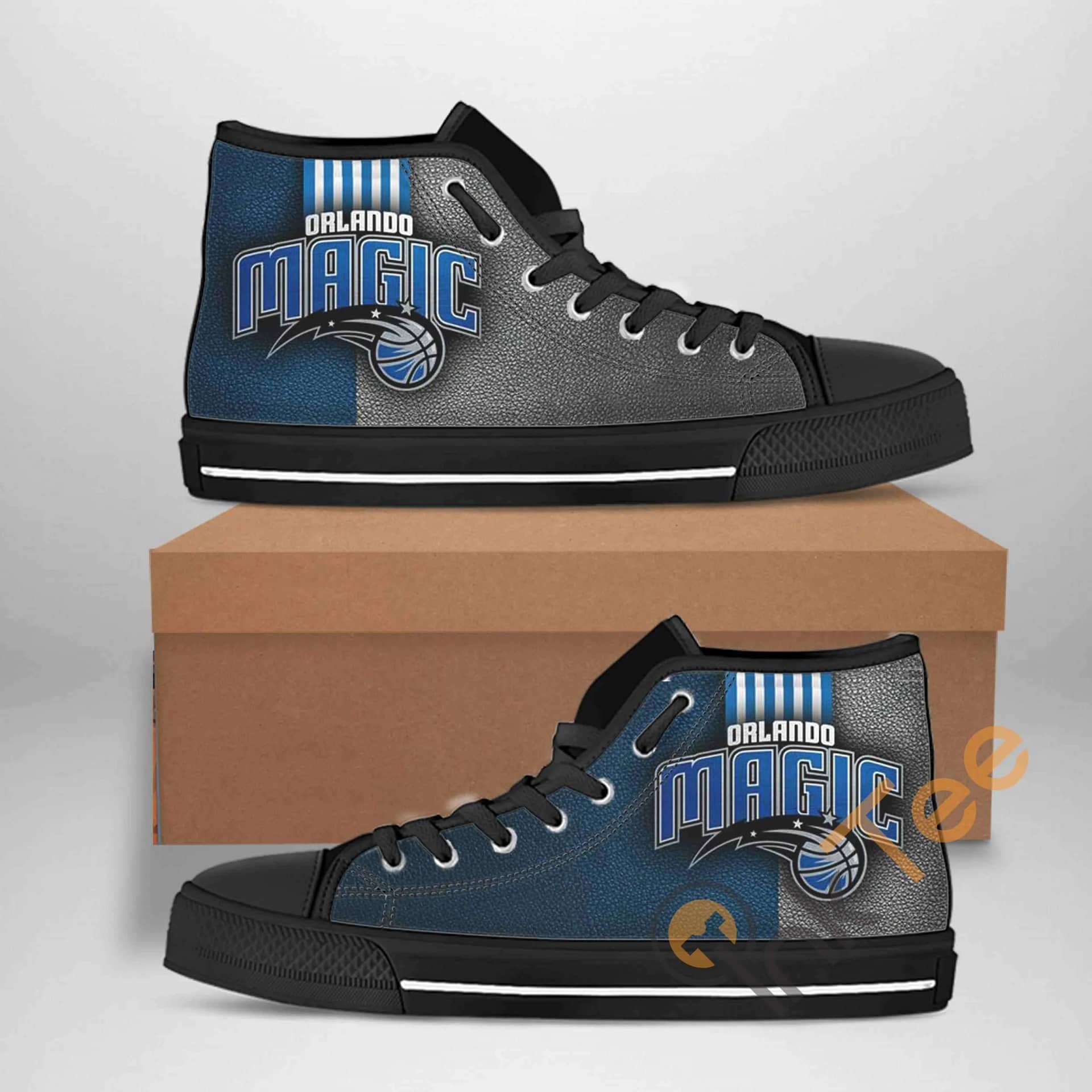 Orlando Magic Nba Basketball Amazon Best Seller Sku 2101 High Top Shoes