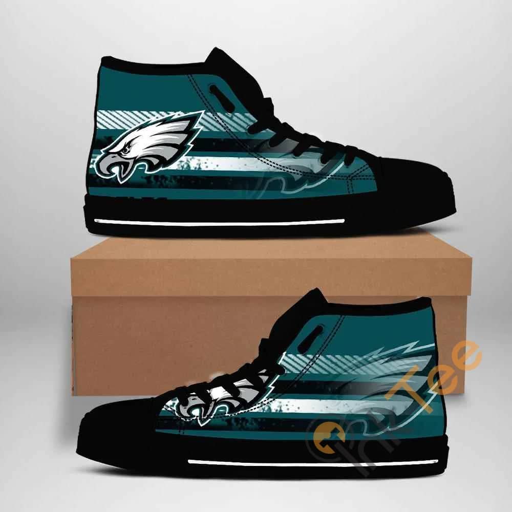Philadelphia Eagles Nfl Football Amazon Best Seller Sku 2165 High Top Shoes