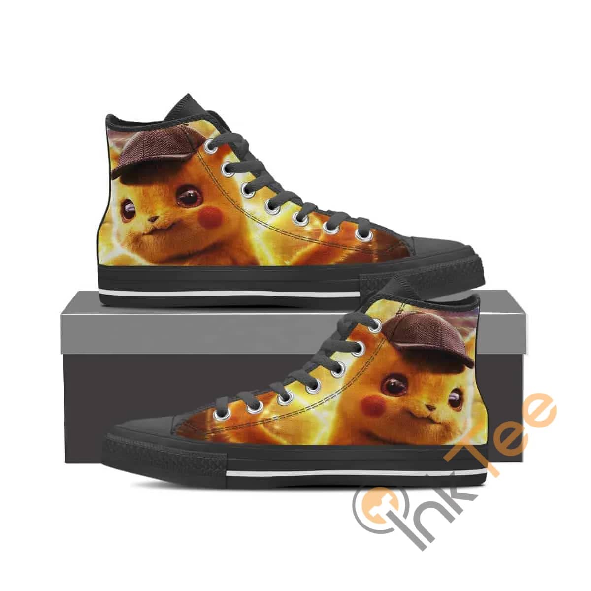 Pikachu Duck Amazon Best Seller Sku 2124 High Top Shoes