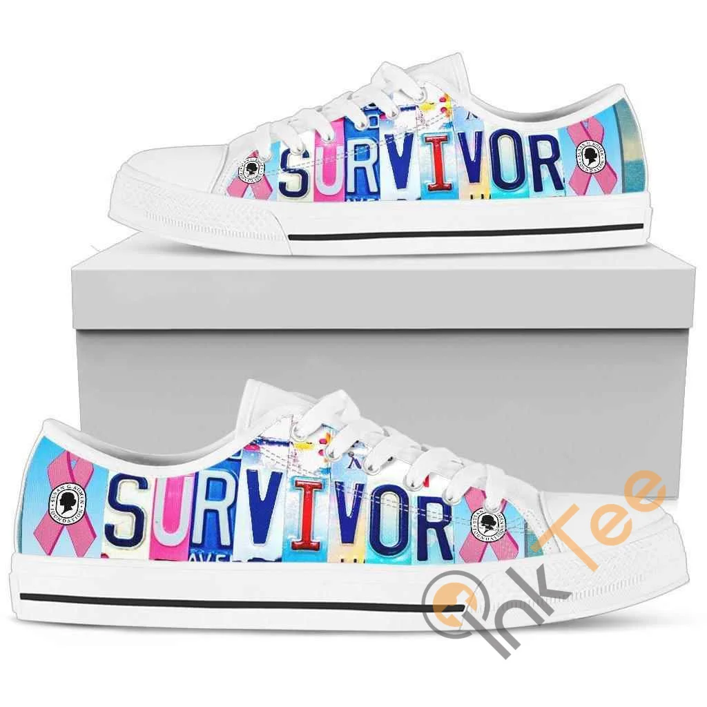 Pink Survivor Low Top Shoes