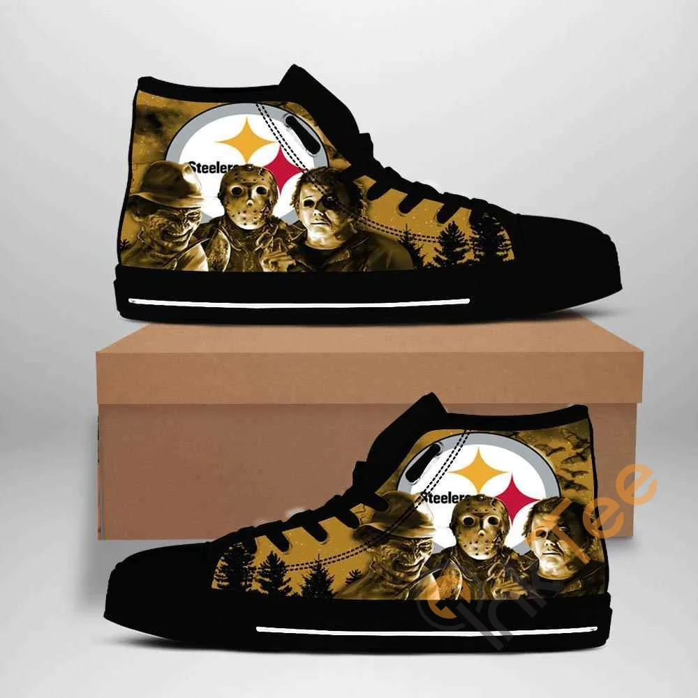 Pittsburgh Steelers Nfl Football Amazon Best Seller Sku 2137 High Top Shoes
