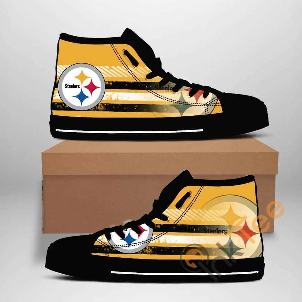 Pittsburgh Steelers Nfl Football Amazon Best Seller Sku 2138 High Top Shoes