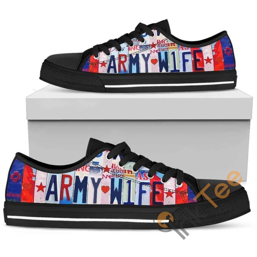 Proud Army Wife Low Top Shoes