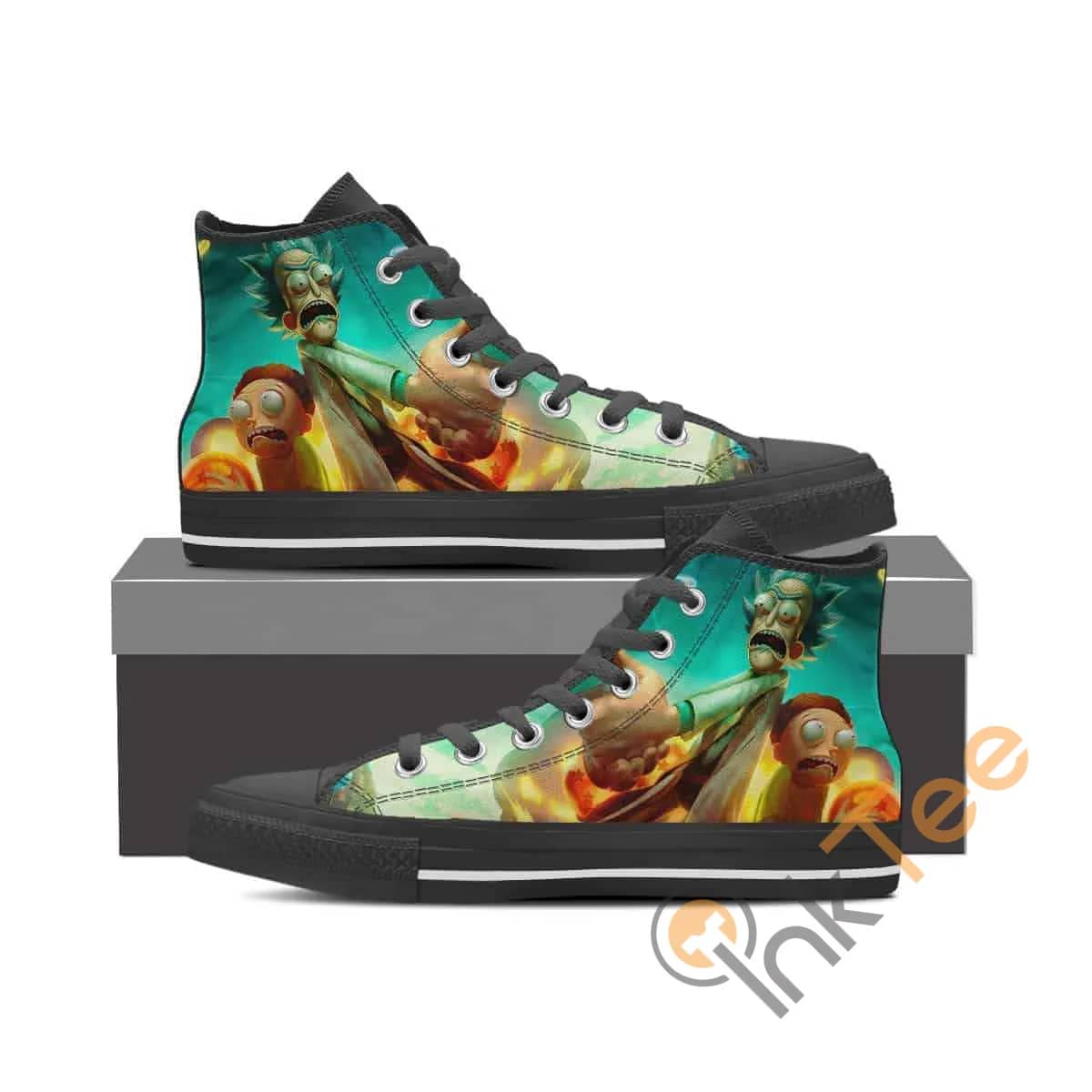 Rick And Morty Amazon Best Seller Sku 2204 High Top Shoes