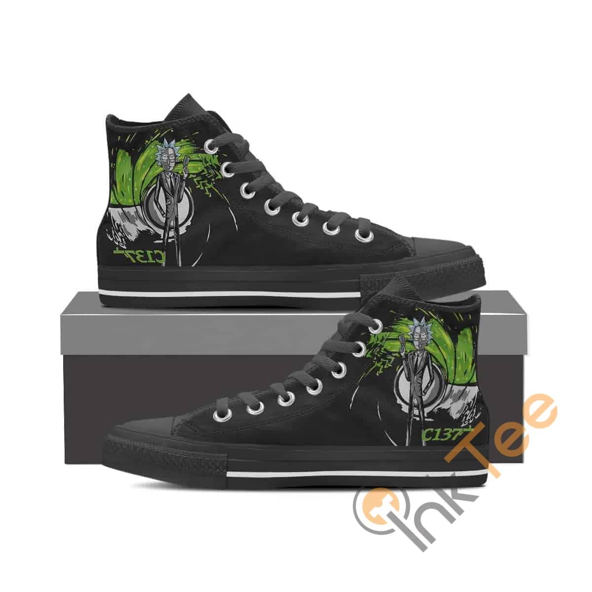 Rick And Morty Amazon Best Seller Sku 2205 High Top Shoes