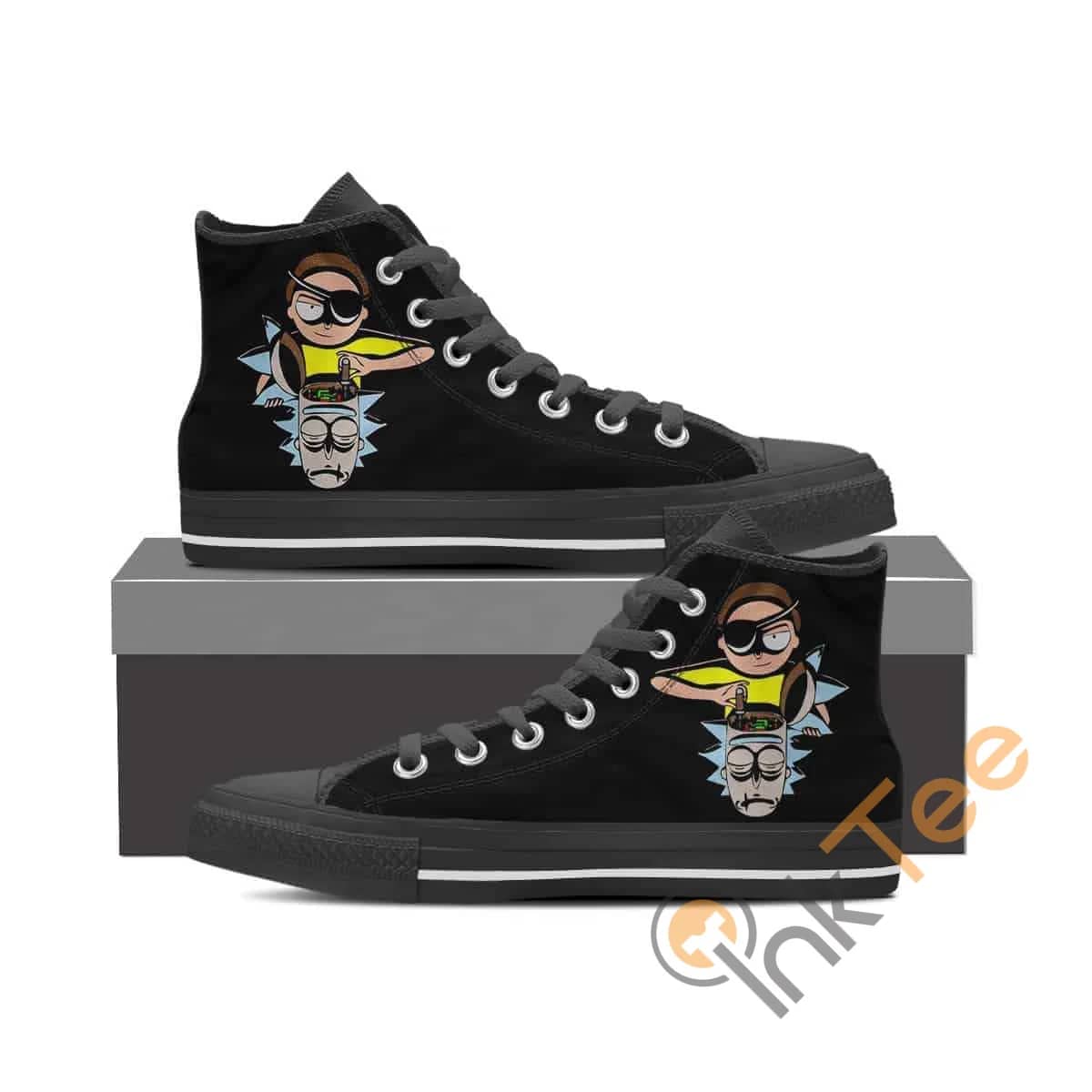 Rick And Morty Amazon Best Seller Sku 2207 High Top Shoes