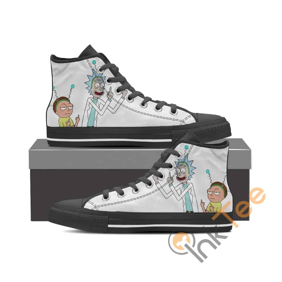 Rick And Morty Amazon Best Seller Sku 2211 High Top Shoes