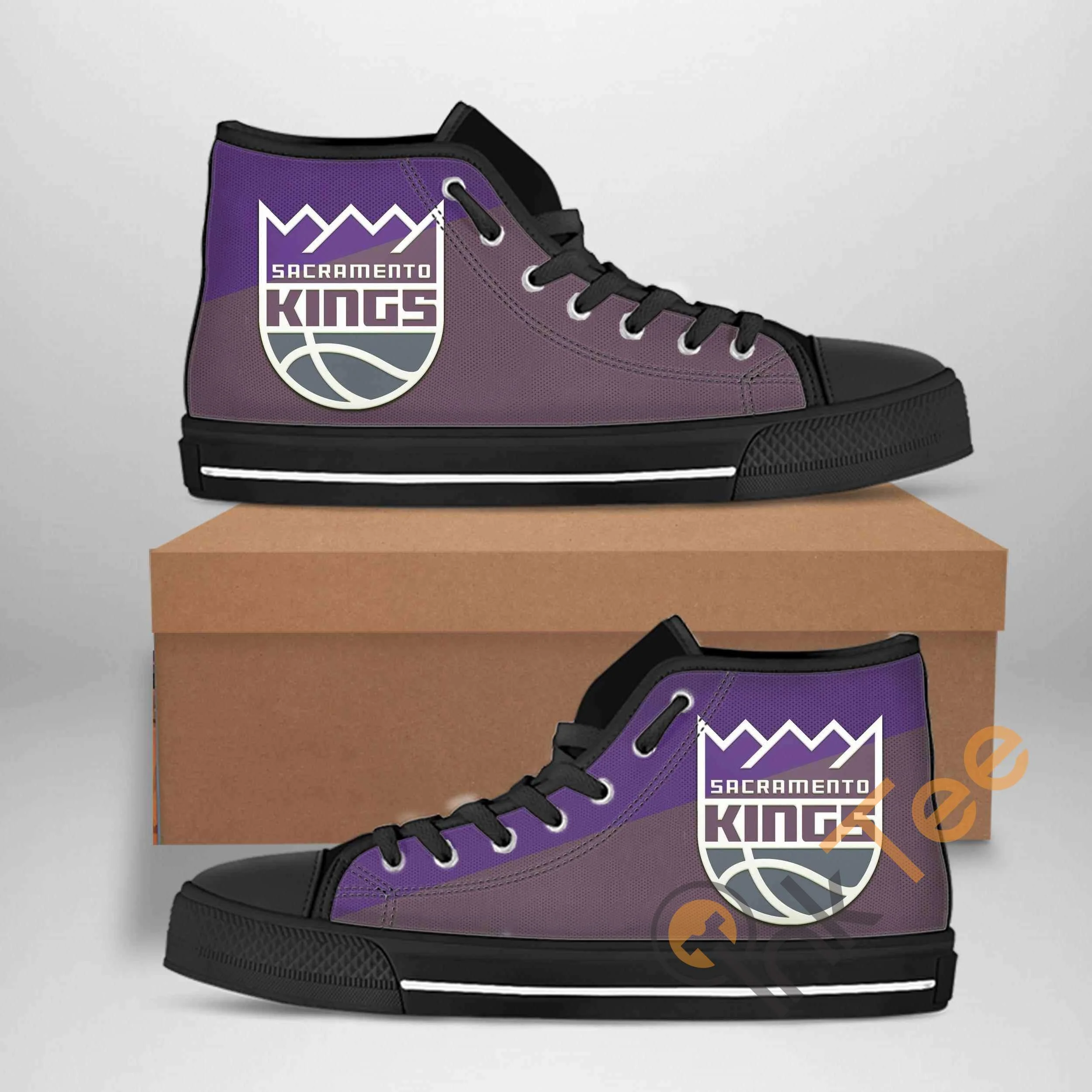 Sacramento Kings Nba Basketball Amazon Best Seller Sku 2235 High Top Shoes