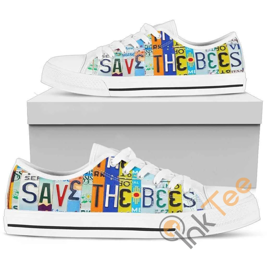 Save The Bees Low Top Shoes