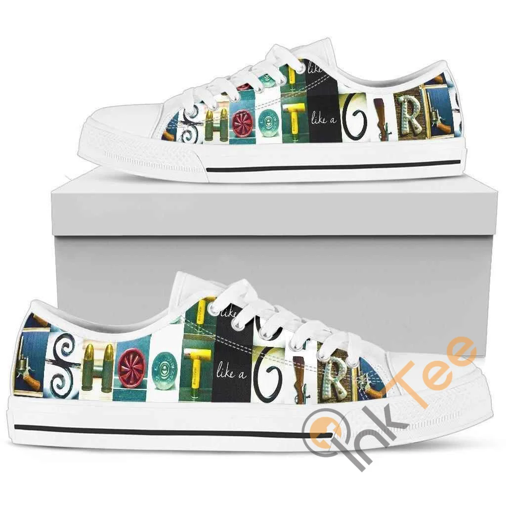 Shoot Like A Girl Low Top Shoes