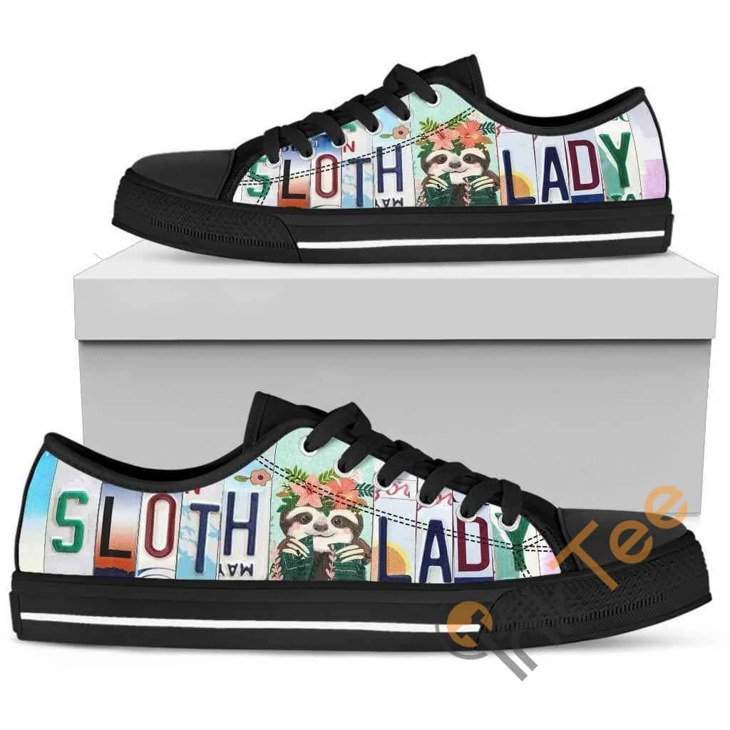 Sloth Lady Low Top Shoes