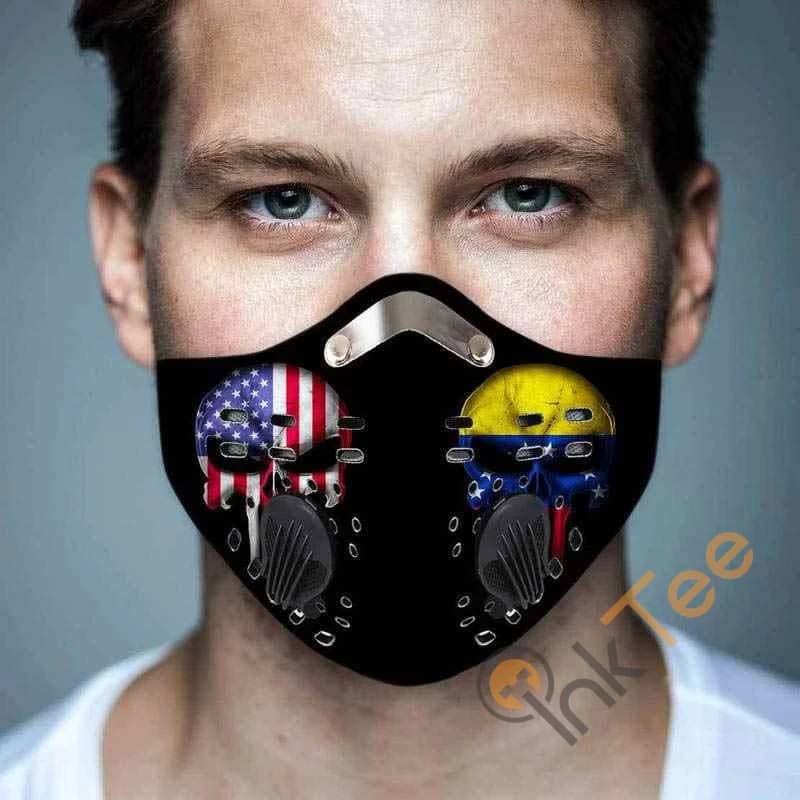 Venezuela And America Filter Activated Carbon Pm 2.5 Fm Face Mask