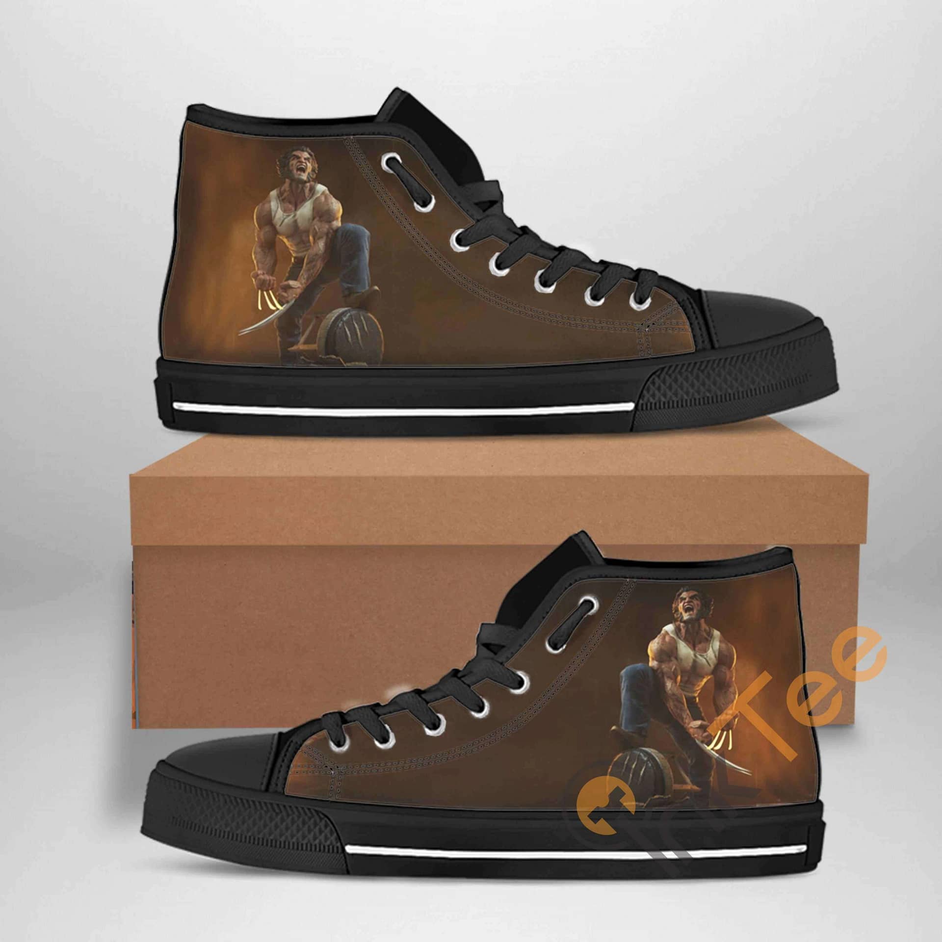 Wolverine Best Movie Character Amazon Best Seller Sku 2554 High Top Shoes