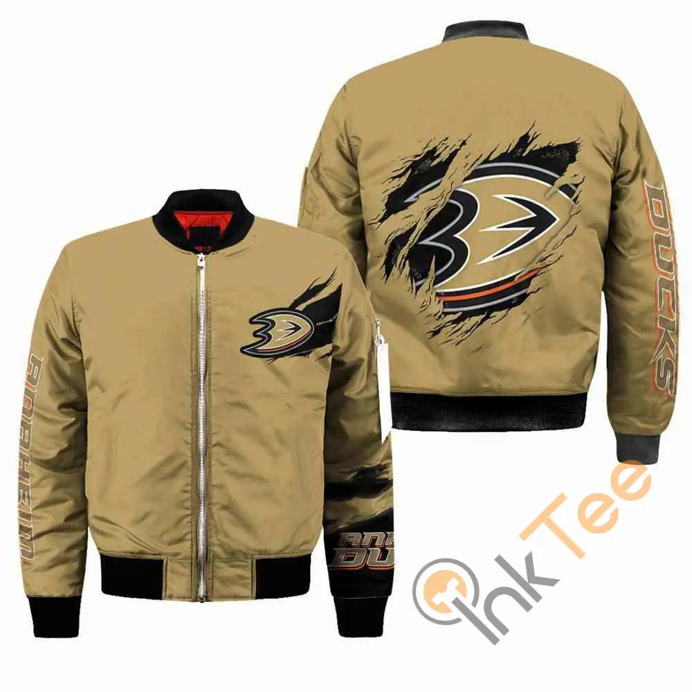 Anaheim Ducks Nhl  Apparel Best Christmas Gift For Fans Bomber Jacket