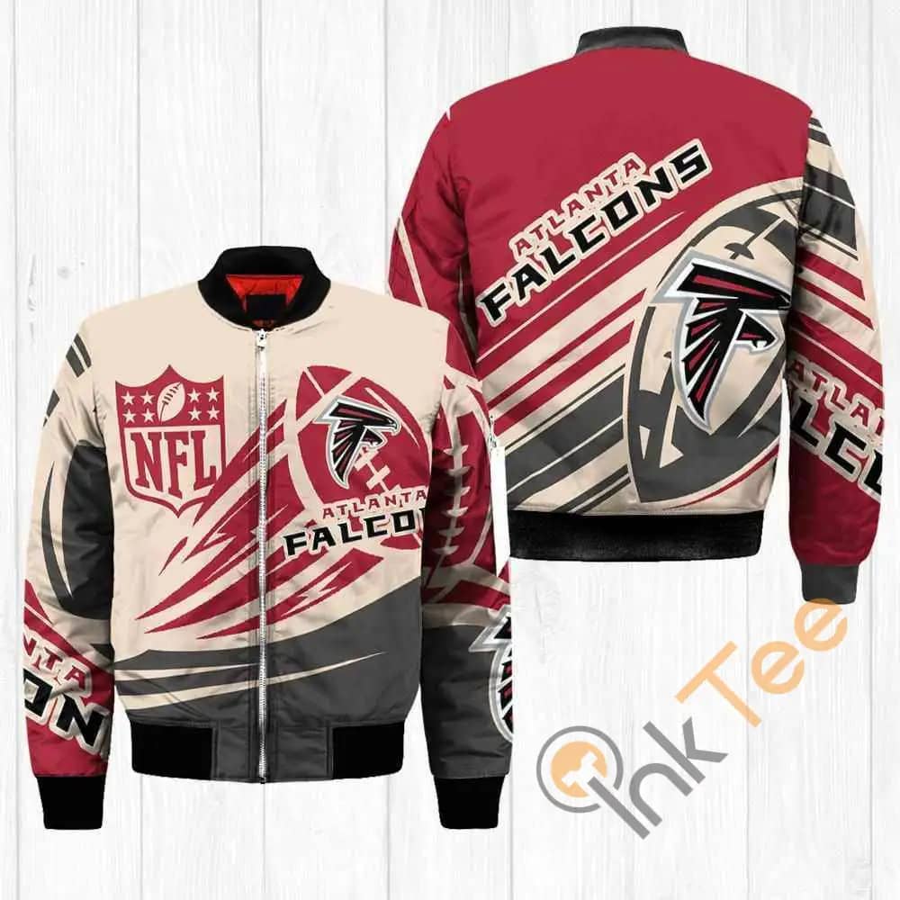 Atlanta Falcons NFL Balls  Apparel Best Christmas Gift For Fans Bomber Jacket