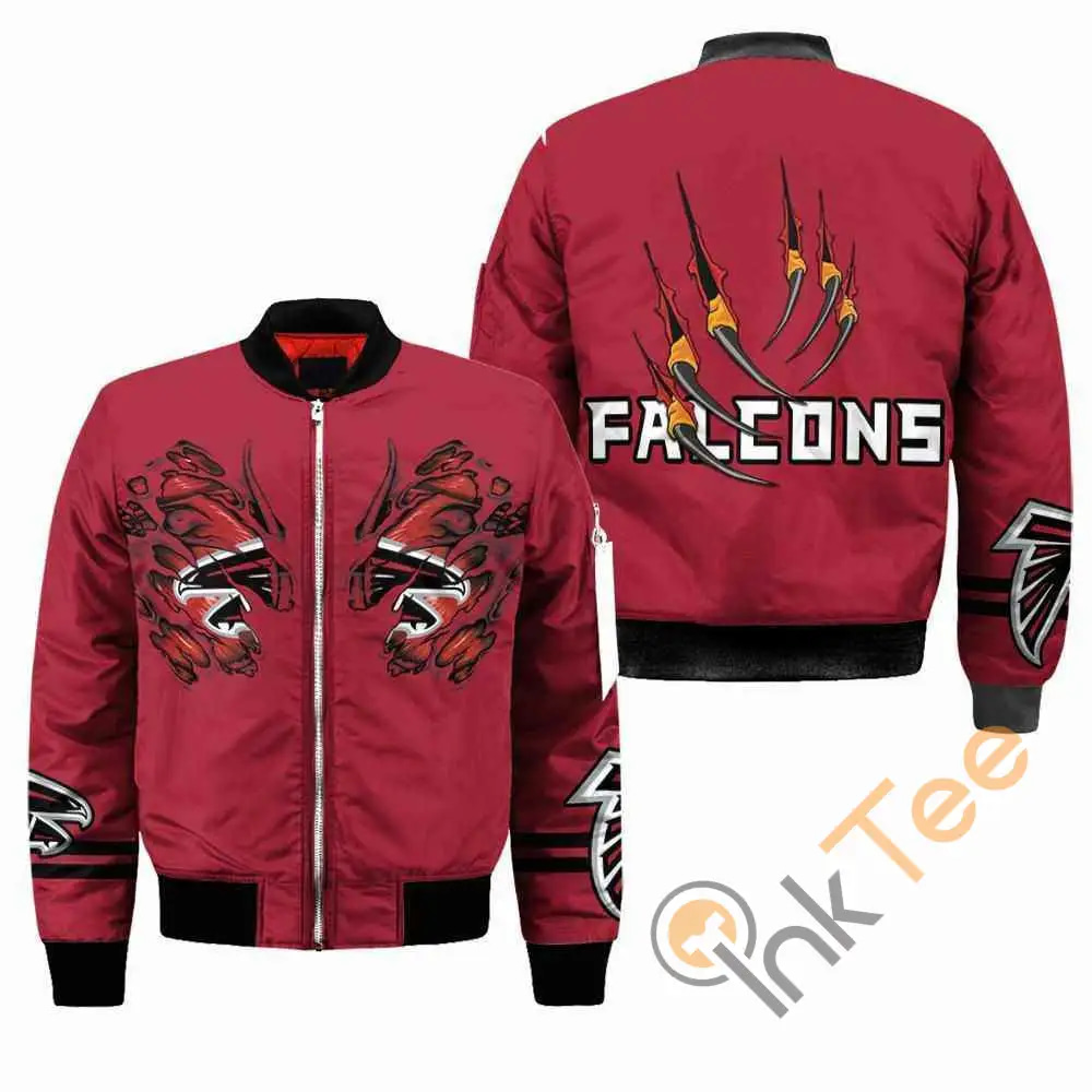 Atlanta Falcons Nfl Claws  Apparel Best Christmas Gift For Fans Bomber Jacket