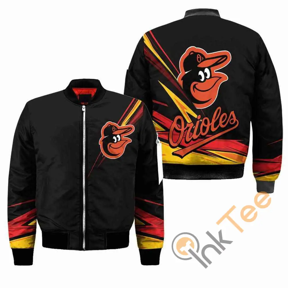 Baltimore Orioles MLB Black  Apparel Best Christmas Gift For Fans Bomber Jacket
