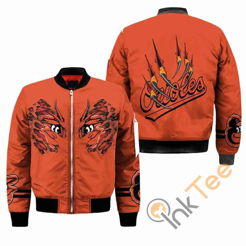 Baltimore Orioles Mlb Claws  Apparel Best Christmas Gift For Fans Bomber Jacket