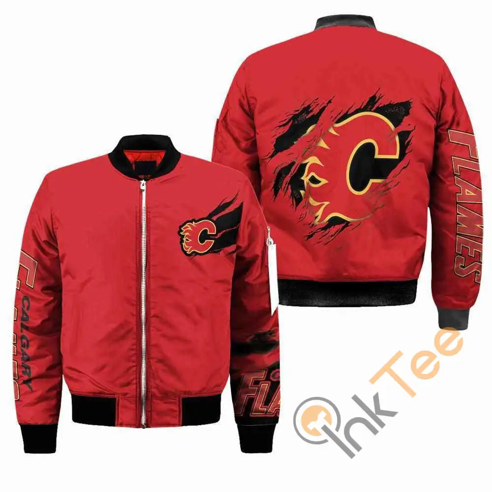 Calgary Flames Nhl  Apparel Best Christmas Gift For Fans Bomber Jacket